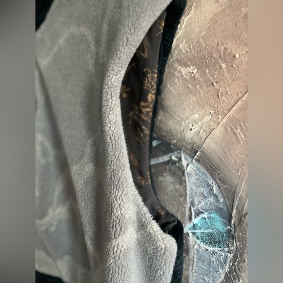 Vintage Danielle Nault Sherpa Horses Zip-up Sweater Vest - Picture 6 of 10